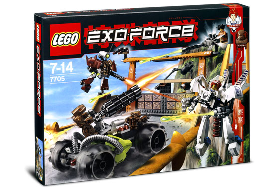7705 Gate Assault (Retired) LEGO Exo-Force product image 1, provided for visual reference and product detail review