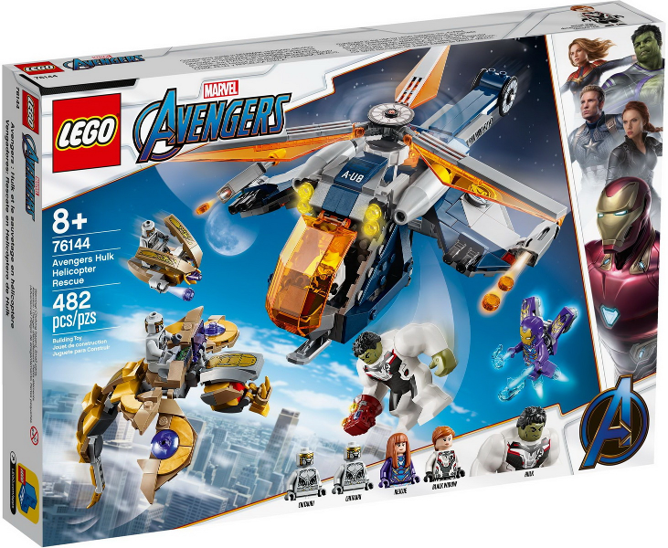 76144 Avengers Hulk Helicopter Rescue (Retired) LEGO Super Heroes product image 1, provided for visual reference and product