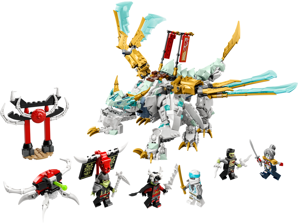 71786 Zane's Ice Dragon Creature (Retired) LEGO Ninjago product image 2, provided for visual reference and product detail