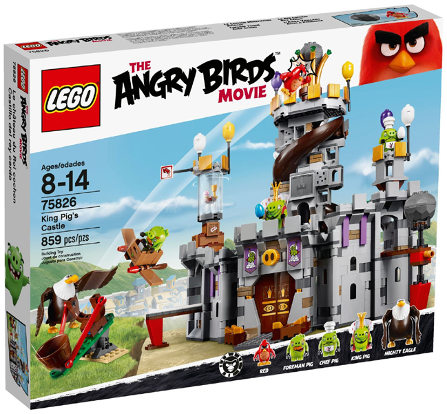 75826 King Pig's Castle (Retired) LEGO The Angry Birds Movie product image 1, provided for visual reference and product