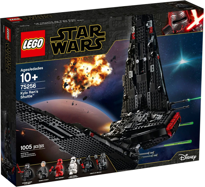 75256 Kylo Ren's Shuttle (Retired) LEGO Star Wars product image 1, provided for visual reference and product detail review