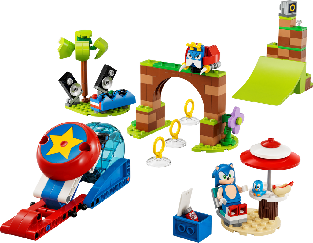 76990 Sonic's Speed Sphere Challenge (Retired) LEGO Sonic product image 2, provided for visual reference and product detail