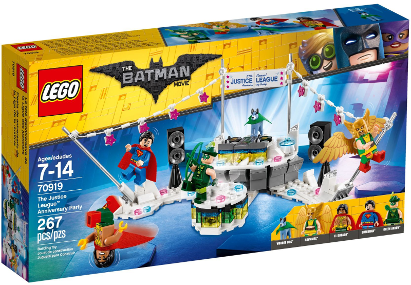 70919 The Justice League Anniversary Party (Retired) LEGO The LEGO Batman Movie product image 1, provided for visual