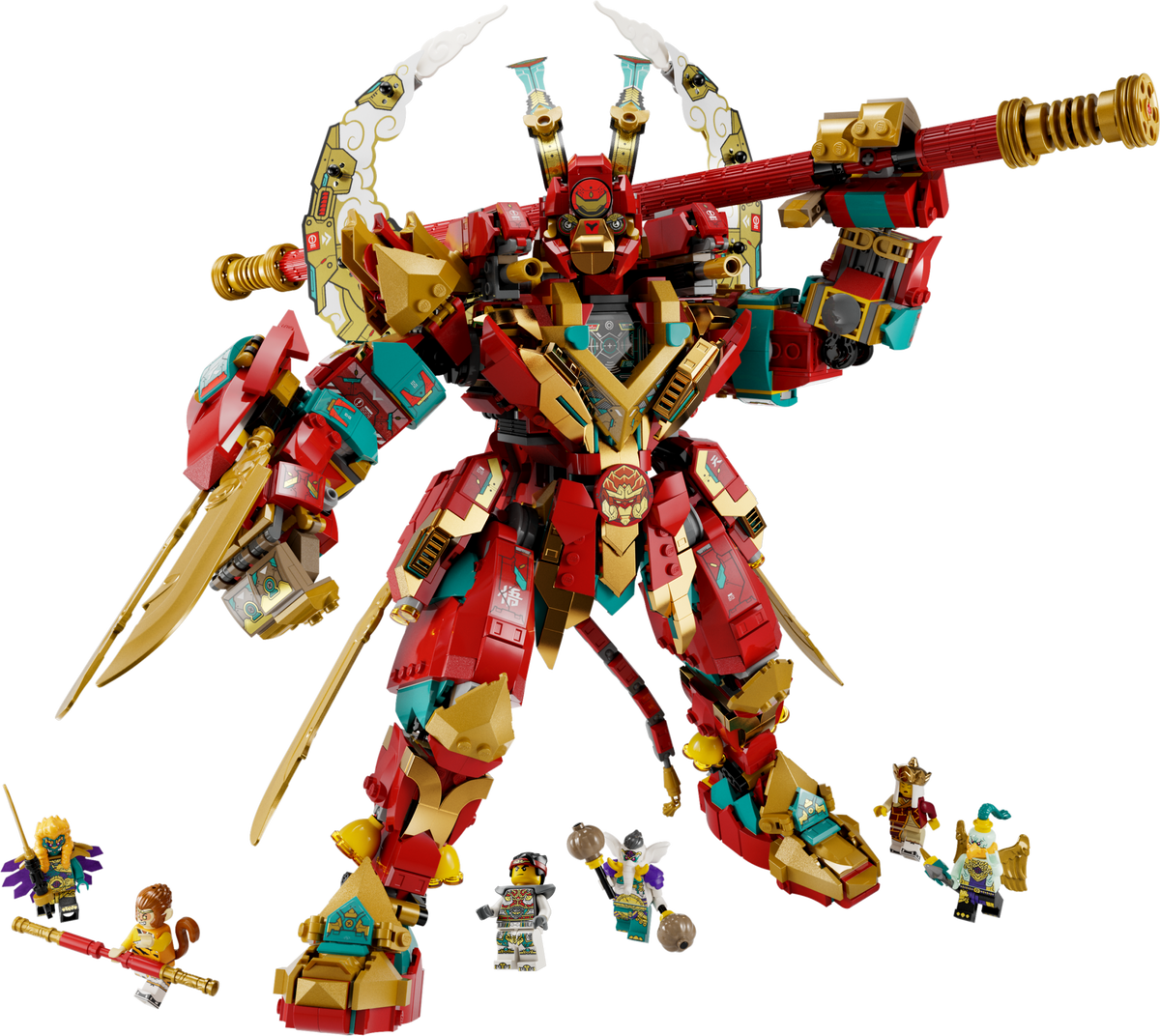 80045 Monkey King Ultra Mech (Retired) LEGO Monkie Kid product image 2, provided for visual reference and product detail