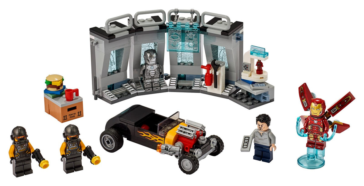 76167 Iron Man Armory (Retired) LEGO Super Heroes product image 2, provided for visual reference and product detail review