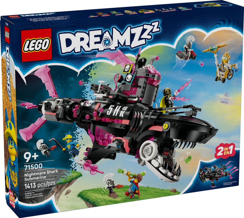 71500 Nightmare Shark Submarine (Retired) LEGO Dreamzzz product image 1, provided for visual reference and product detail