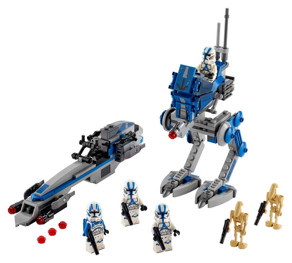 75280 501st Legion Clone Troopers (Retired) LEGO Star Wars product image 2, provided for visual reference and product detail