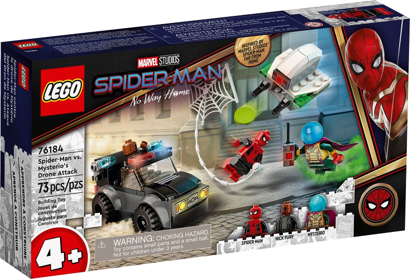 76184 Spider-Man vs. Mysterio's Drone Attack (Retired) LEGO Super Heroes product image 1, provided for visual reference and
