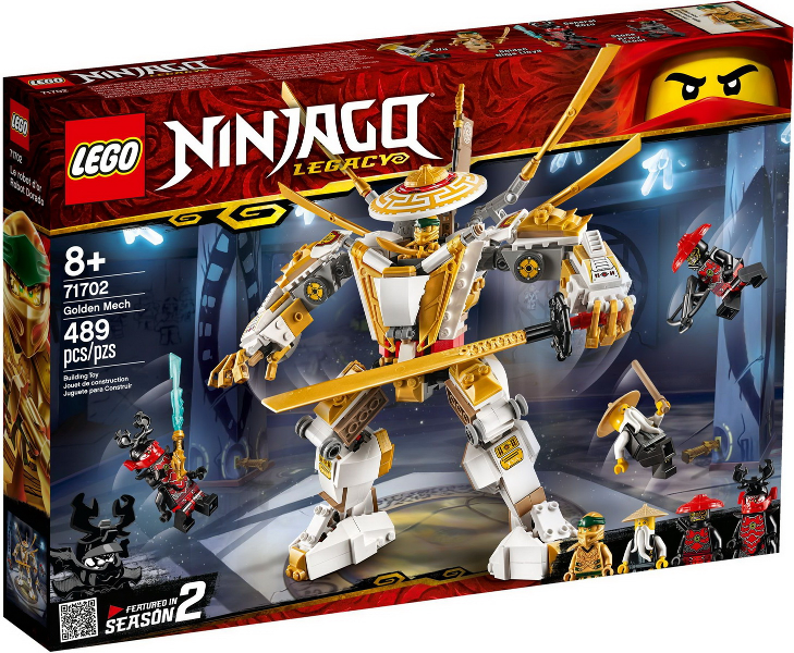 71702 Golden Mech (Retired) LEGO Ninjago product image 1, provided for visual reference and product detail review