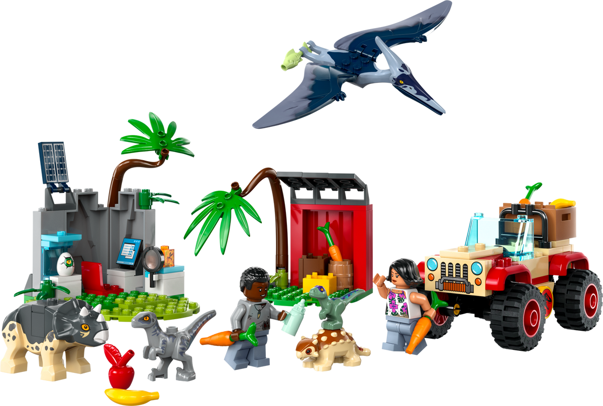 76963 Baby Dinosaur Rescue Center (Retired) LEGO Jurassic World product image 3, provided for visual reference and product