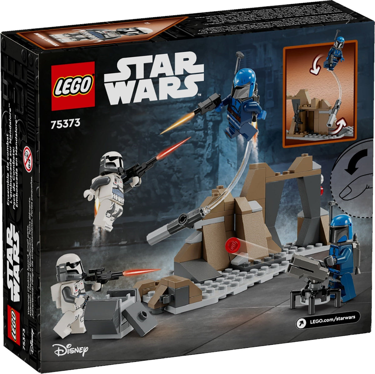 75373 Ambush on Mandalore Battle Pack (Retired) LEGO Star Wars product image 2, provided for visual reference and product