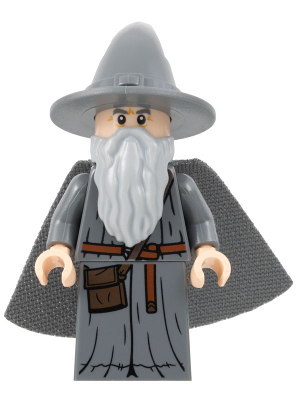 Gandalf the Grey - Wizard / Witch Hat, Robe, Spongy Cape (lor125) product image 1, provided for visual reference and product