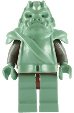 Gamorrean Guard - Sand Green, Dark Gray Arms (sw0075) product image 1, provided for visual reference and product detail