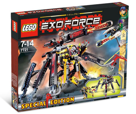 7721 Combat Crawler X2 (Retired) LEGO Exo-Force product image 1, provided for visual reference and product detail review