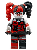Harley Quinn - Pigtails, Black Eye Mask, Black and Red Tutu (sh0398) product image 1, provided for visual reference and