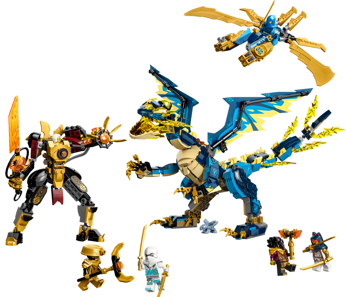 71796 Elemental Dragon vs. The Empress Mech (Retired) LEGO Ninjago product image 2, provided for visual reference and