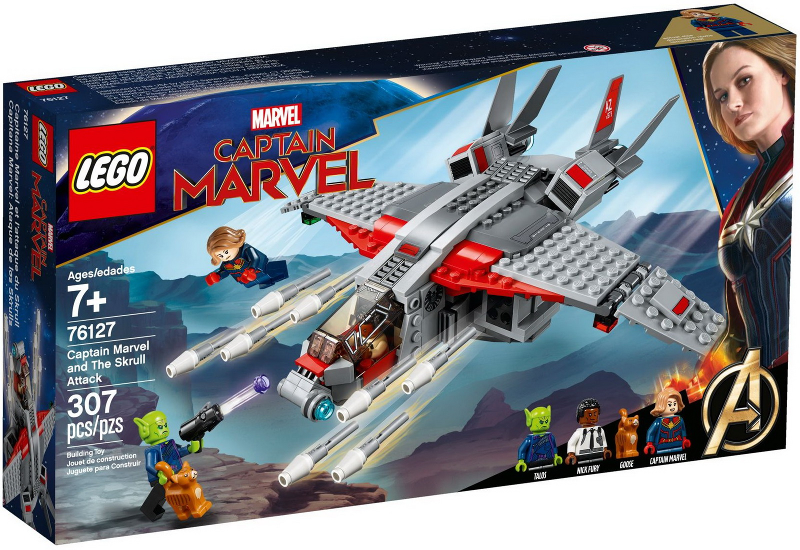 76127 Captain Marvel and The Skrull Attack (Retired) LEGO Super Heroes product image 1, provided for visual reference and