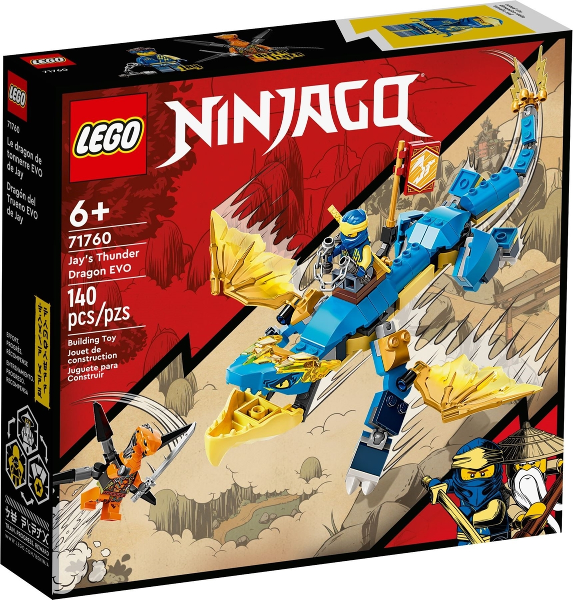 71760 Jay's Thunder Dragon EVO (Retired) LEGO Ninjago product image 1, provided for visual reference and product detail