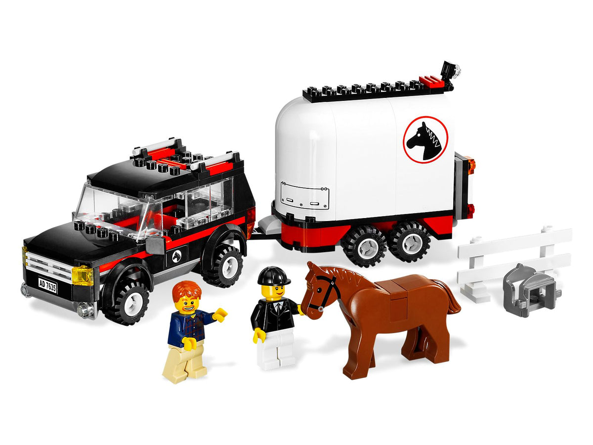 7635 4WD with Horse Trailer (Retired) LEGO City product image 2, provided for visual reference and product detail review