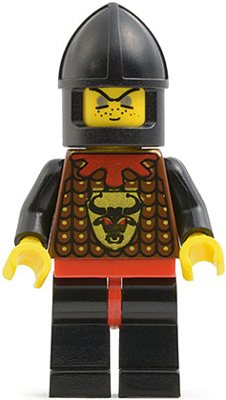 Knights Kingdom I - Robber 2, Black Chin-Guard (cas044) product image 1, provided for visual reference and product detail