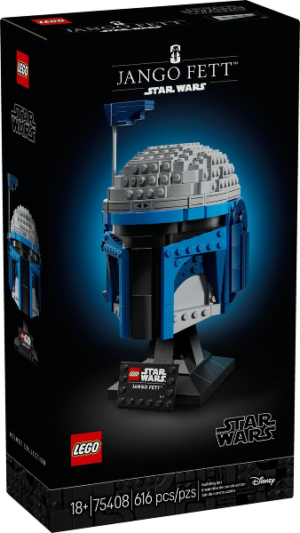 75408 Jango Fett Helmet (Retired) LEGO Star Wars product image 2, provided for visual reference and product detail review