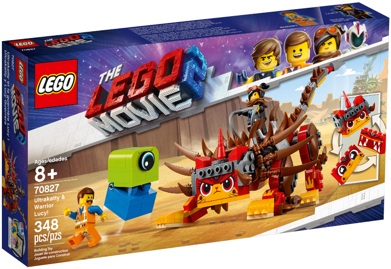 70827 Ultrakatty & Warrior Lucy! (Retired) LEGO The LEGO Movie 2 product image 1, provided for visual reference and product