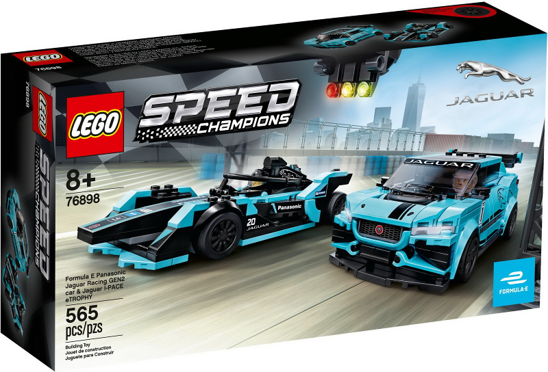 76898 Formula E Panasonic Jaguar Racing GEN2 Car & Jaguar I-PACE eTROPHY (Retired) LEGO Speed Champions product image 1,