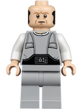 Lobot - Light Bluish Gray Uniform, Light Nougat Head, Dark Orange Eyebrows (sw0974) product image 1, provided for visual