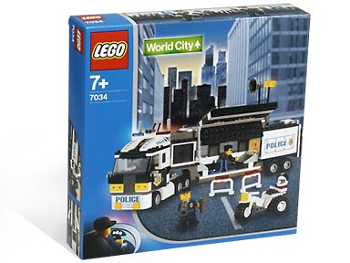 7034 Surveillance Truck (Retired) LEGO World City product image 1, provided for visual reference and product detail review