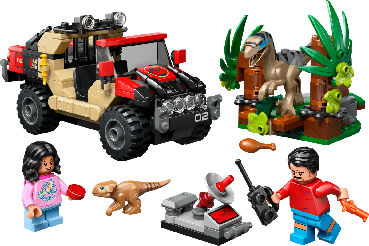 76972 Raptor Off-Road Escape (Retired) LEGO Jurassic World product image 3, provided for visual reference and product detail
