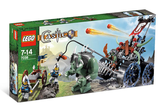 7038 Troll Assault Wagon (Retired) LEGO Castle product image 1, provided for visual reference and product detail review