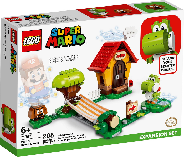 71367 Mario's House & Yoshi - Expansion Set (Retired) LEGO Super Mario product image 1, provided for visual reference and