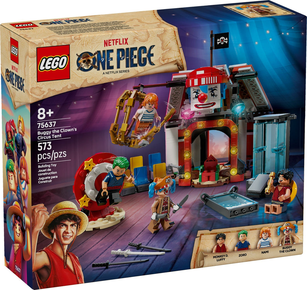 75637 Buggy the Clown's Circus Tent (Retired) LEGO One Piece product image 1, provided for visual reference and product