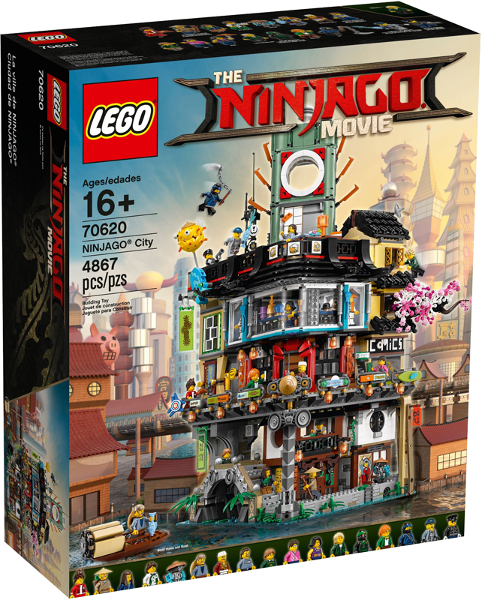 70620 NINJAGO City (Retired) LEGO The LEGO Ninjago Movie product image 1, provided for visual reference and product detail