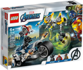 76142 Avengers Speeder Bike Attack (Retired) LEGO Super Heroes product image 1, provided for visual reference and product