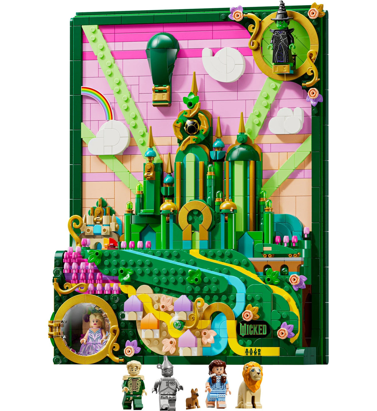 75685 Emerald City Wall Art (Retired) LEGO Wicked product image 3, provided for visual reference and product detail review