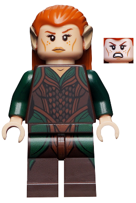 Tauriel, Dark Green and Dark Brown Outfit (lor034) product image 1, provided for visual reference and product detail review