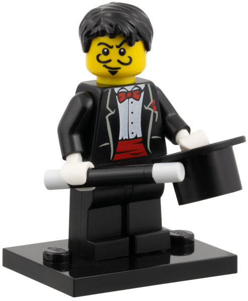 Magician - Series 1 Collectible Minifigure (col01-9) product image 2, provided for visual reference and product detail review