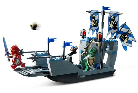 8801 Knights' Attack Barge (Retired) LEGO Castle product image 2, provided for visual reference and product detail review