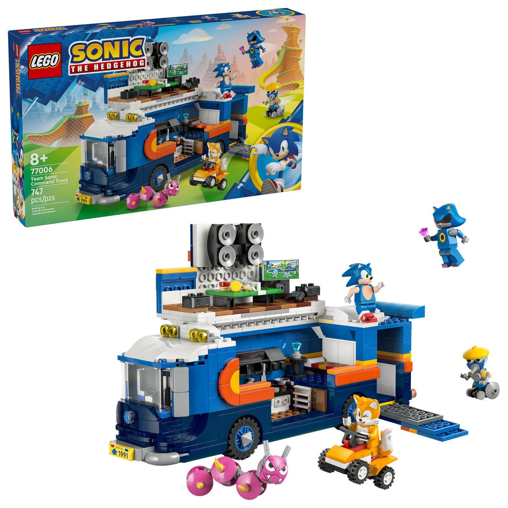 77006 Team Sonic Command Truck (Retired) LEGO Sonic product image 2, provided for visual reference and product detail review