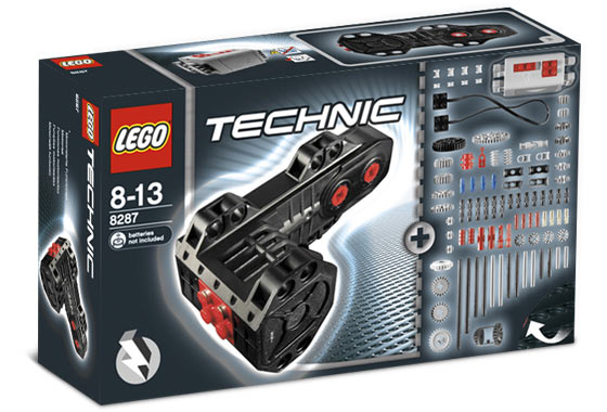 8287 Motor Box (Retired) LEGO TECHNIC product image 1, provided for visual reference and product detail review