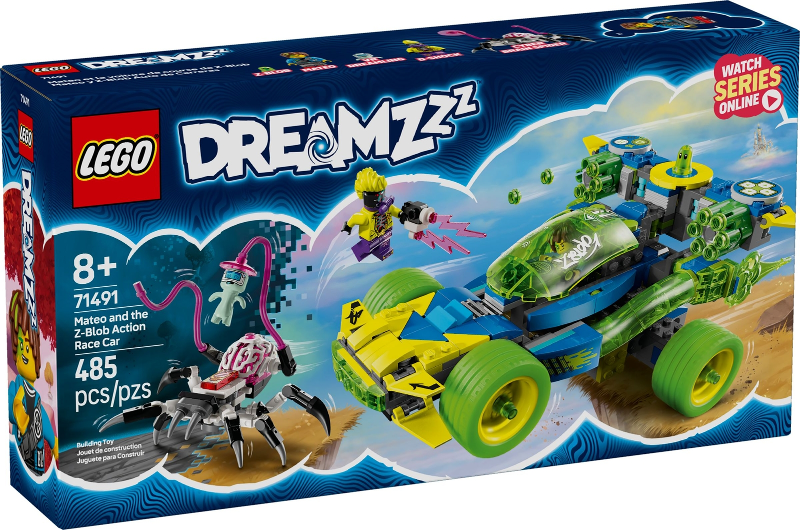 71491 Mateo and the Z-Blob Action Race Car (Retired) LEGO Dreamzzz product image 1, provided for visual reference and