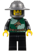 Kingdoms - Dragon Knight Quarters, Helmet with Broad Brim, Gold Tooth (cas487) product image 1, provided for visual