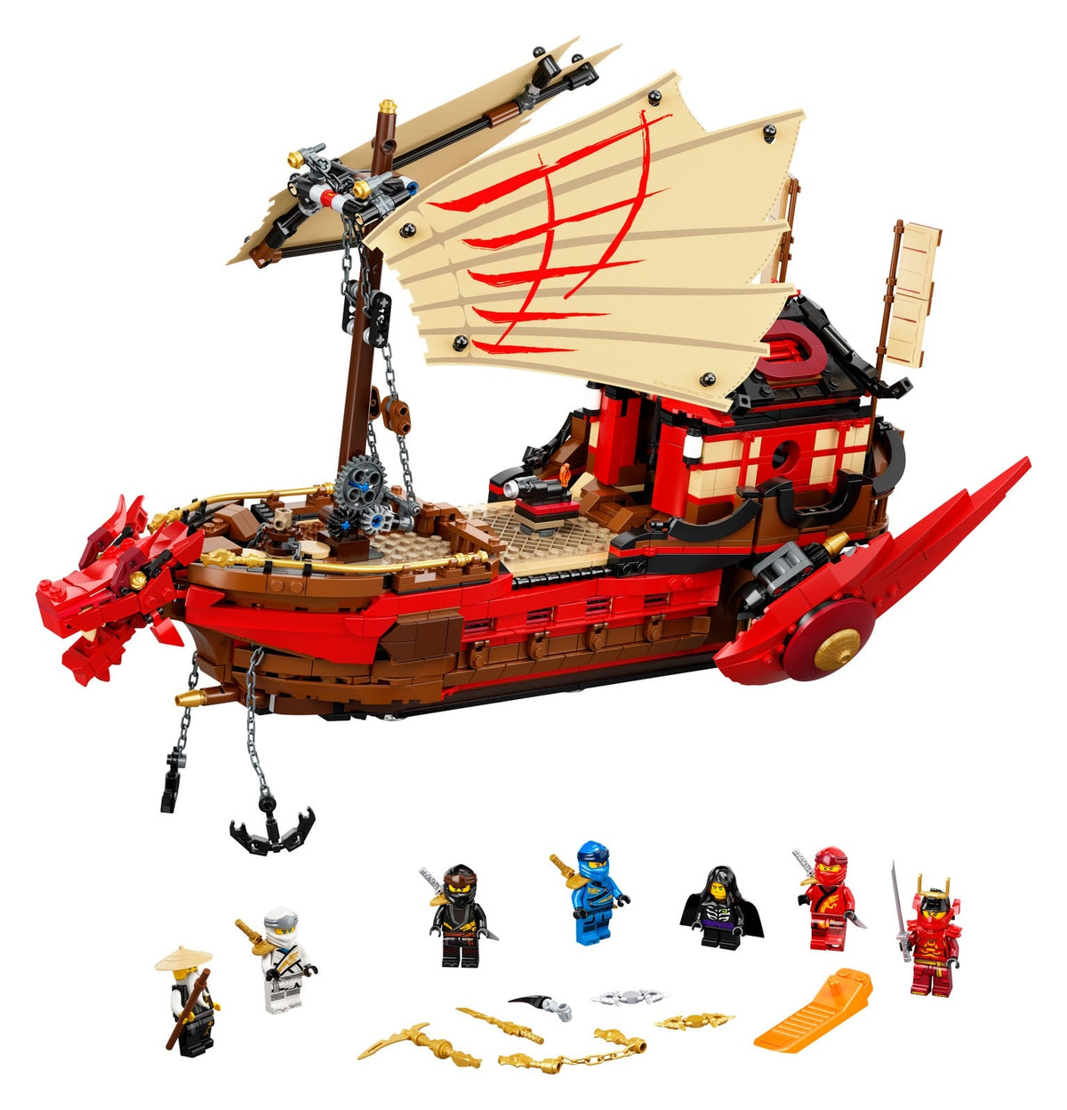 71705 Destiny's Bounty (Retired) LEGO Ninjago product image 2, provided for visual reference and product detail review