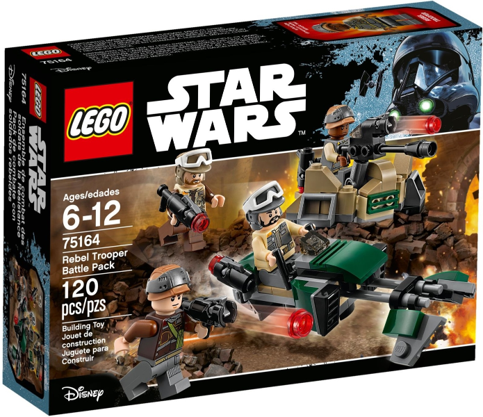 75164 Rebel Trooper Battle Pack (Retired) LEGO Star Wars product image 1, provided for visual reference and product detail