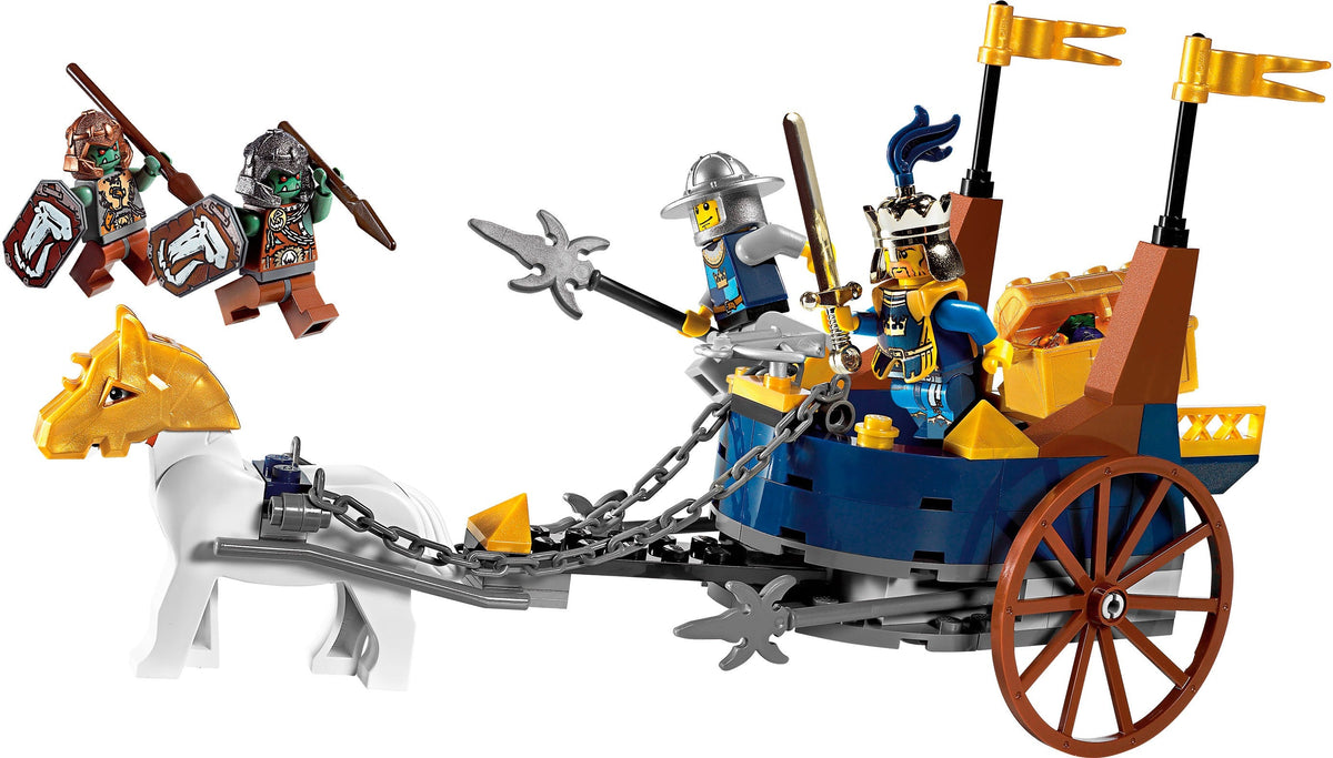 7078 King's Battle Chariot (Retired) LEGO Castle product image 2, provided for visual reference and product detail review