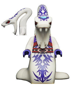 Pythor Chumsworth - White with Purple (njo0131) product image 1, provided for visual reference and product detail review