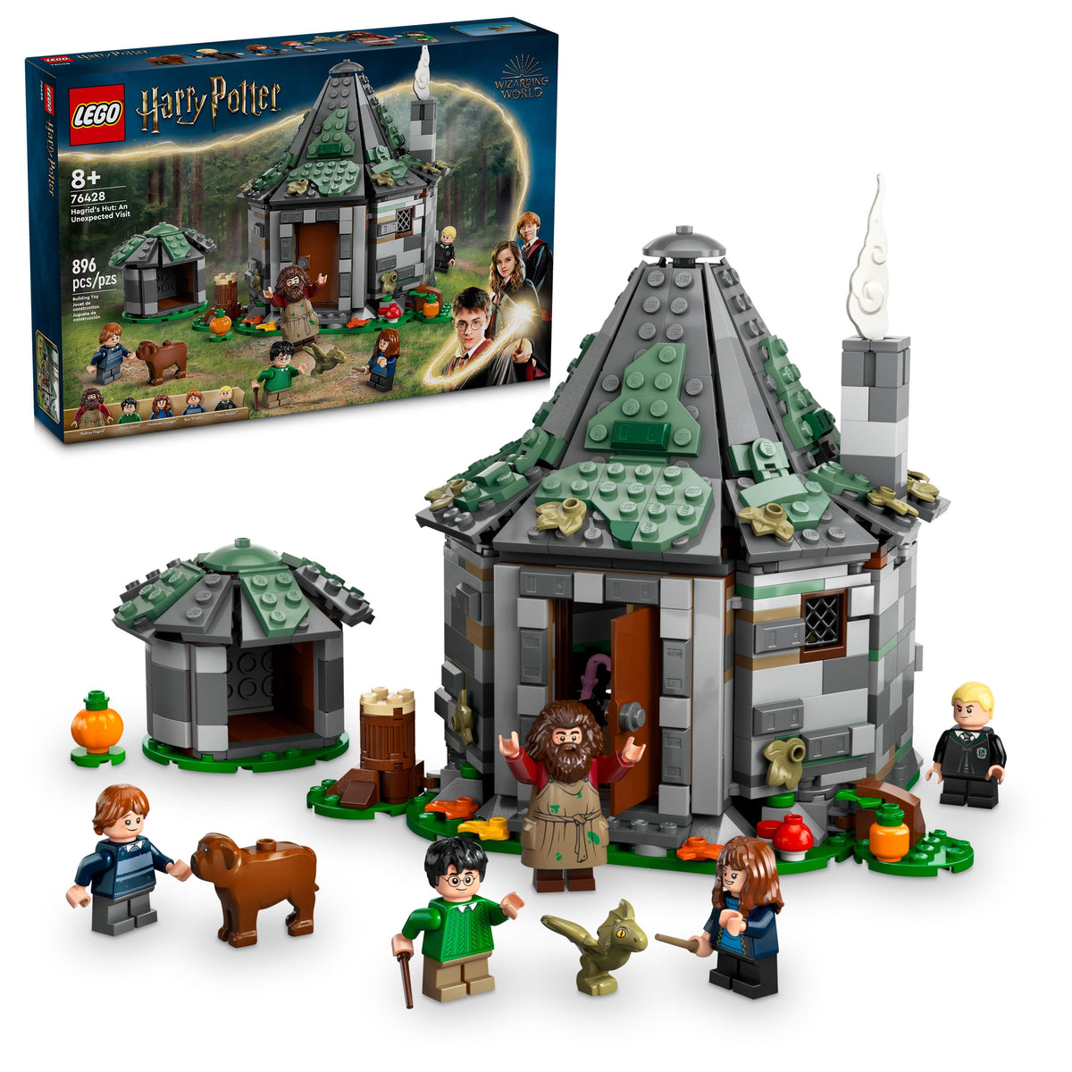 76428 Hagrid's Hut: An Unexpected Visit (Retired) LEGO Harry Potter product image 2, provided for visual reference and