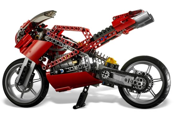 8420 Street Bike (Retired) LEGO TECHNIC product image 2, provided for visual reference and product detail review