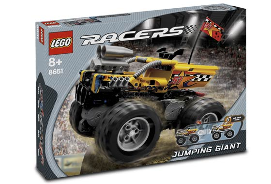 8651 Jumping Giant (Retired) LEGO Racers product image 1, provided for visual reference and product detail review